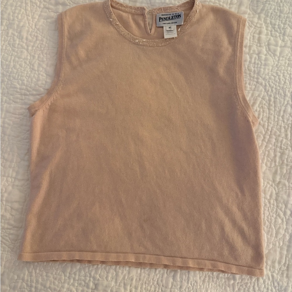 Pendleton Light Pink Tank Top